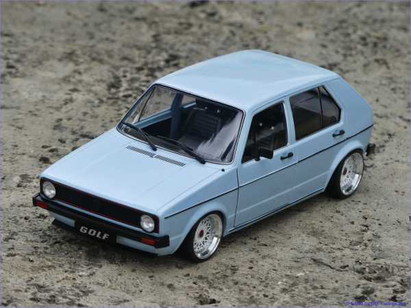 1:18 VW Golf 1 CL "Lightblue" 1983 MBTC TUNING inkl. OVP